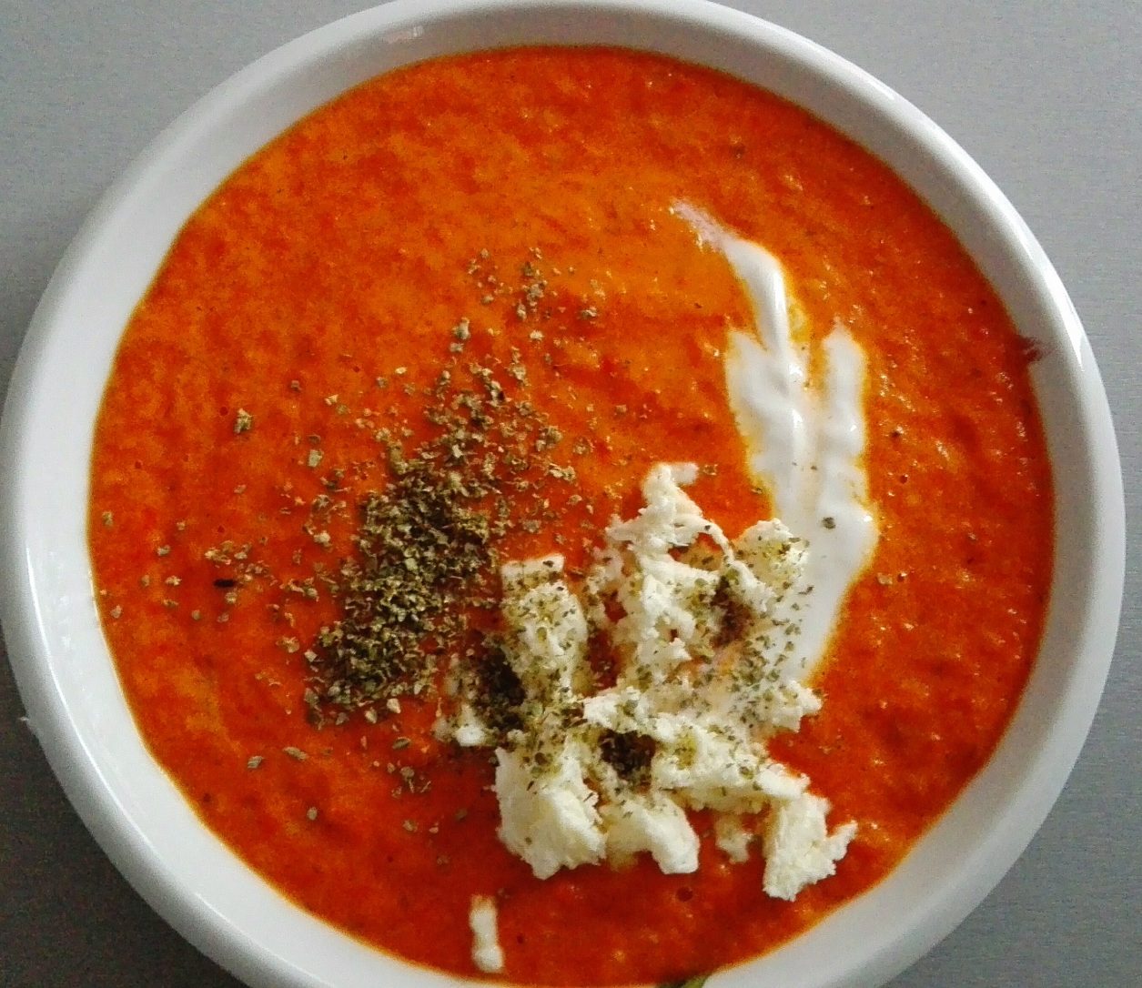 Krem paprykowo-pomidorowy, czyli zupa pachnąca Italią